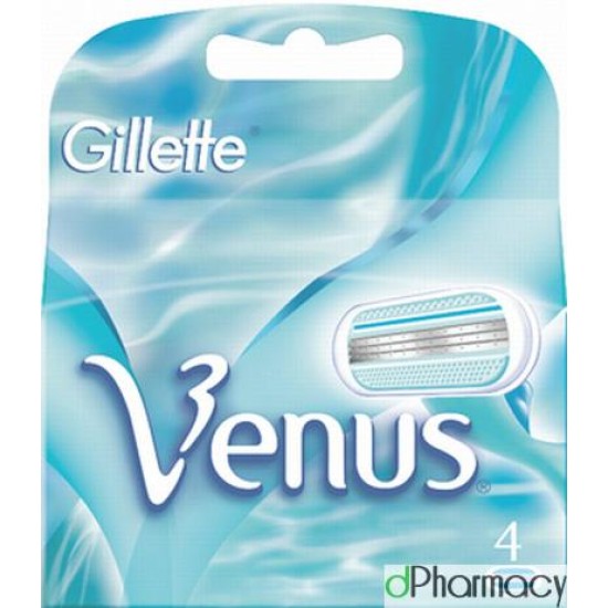 Gillette Venus Close & Clean Razor Refill Cartridges 4 Gillette Venus Close & Clean Razor Refill Cartridges 4