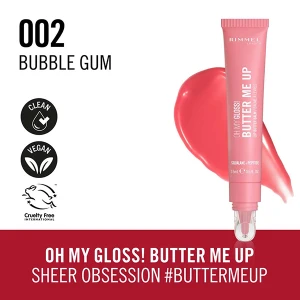 Rimmel Omg Butter Me Up Lip Balm 002 Bubblegum Rimmel Omg Butter Me Up Lip Balm 002 Bubblegum