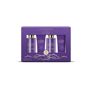 The Luxury Bathing Company Lavender Journey to Wellness Set