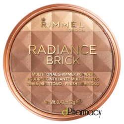 Rimmel Radiance Brick Multi Tonal Shimmer Powder - 002 Medium - 12G Rimmel Radiance Brick Multi Tonal Shimmer Powder - 002 Medium - 12G