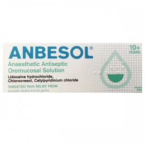 Anbesol Anaesthetic Antiseptic Solution 10ml