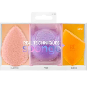 Real Techniques Sponge+ Glow Radiant Complexion Sponge Kit 3pce