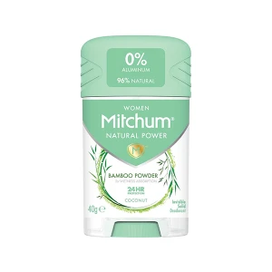 Mitchum Ladies Natural Vegan Power Eucalyptus Stick Deodorant 40g
