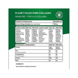 Planet Paleo AO Pure Collagen (450g)