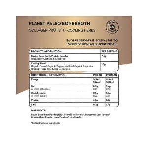 Planet Paleo Original Bone Broth Collagen Cooling Herbs (225g)