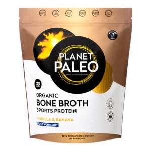 Planet Paleo Original Bone Broth Sport Protein Vanilla & Banana (480g) Planet Paleo Original Bone Broth Sport Protein Vanilla & Banana (480g)