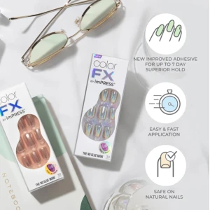 Kiss Impress Color Fx Nails - Meta Kiss Impress Color Fx Nails - Meta