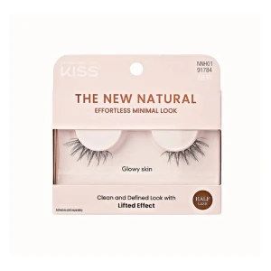 Kiss The New Natural Half Lash 01 Glowy Skin