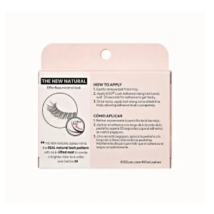 Kiss The New Natural Half Lash 01 Glowy Skin