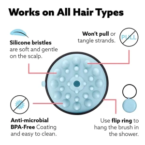 Wet Brush Exfoliating Scalp Massager
