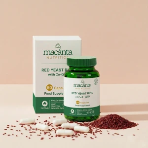 Macanta Red Yeast Rice With Co-q10 (60caps) Macanta Red Yeast Rice With Co-q10 (60caps)