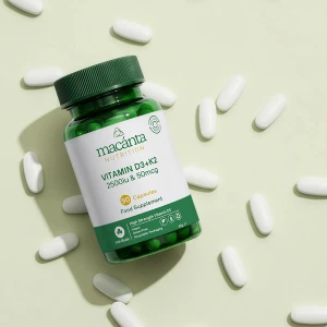 Macanta Vitamin D3 2500iu With K2 50mcg (90caps)