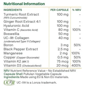 Macanta Joint Complex With Uc-ii  Collagen (30caps)