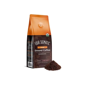 Four Sigma Foods Coffee Lions Mane & Chaga  (24 Servings)