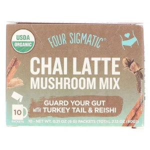 Four Sigma Foods Chai Latte With Turkey Tail & Reishi (10 sachets)