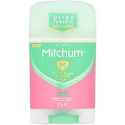 Mitchum Ladies Deodorant Stick Powder Fresh 41Gm Mitchum Ladies Deodorant Stick Powder Fresh 41Gm
