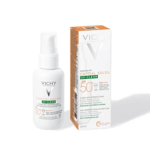 Vichy Capital Soleil UV Clear Anti-imperfections Water Fluid Spf 50 Vichy Capital Soleil UV Clear Anti-imperfections Water Fluid Spf 50