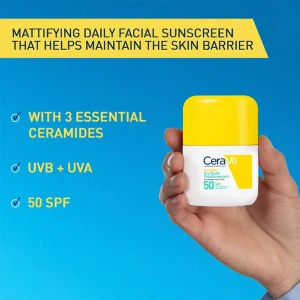 CeraVe Invisible Dry Touch Fluid Sunscreen SPF50 50ml