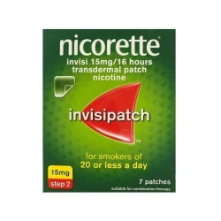 Nicorette 15mg Nicotine Invisi Patch (7pack) Nicorette 15mg Nicotine Invisi Patch (7pack)