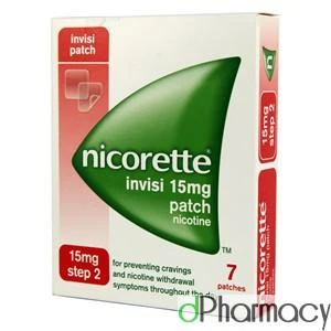 Nicorette 15mg Nicotine Invisi Patch (7pack)