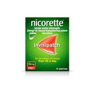 Nicorette Invisi Nicotine Patches 25mg /16hours (14 patches)