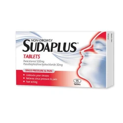 Sudaplus Non-Drowsy Decongestant Tablets (15) Sudaplus Non-Drowsy Decongestant Tablets (15)