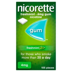 Nicorette 4mg Freshmint Gum (105)
