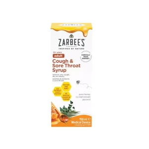 Zarbees Adult Cough & Sore Throat 150ml