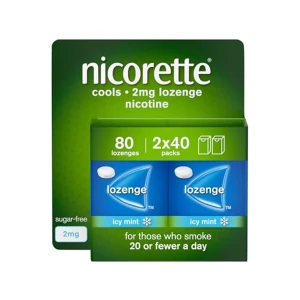 Nicorette Cools Icy Mint Lozenge 2mg Sugar Free 80 Lozenges