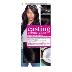 LOreal Casting Creme Gloss Semi Permanent Hair Colour 200 Ebony Black