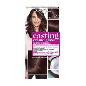LOreal Casting Creme Gloss Semi Permanent Hair Colour 400 Dark Brown LOreal Casting Creme Gloss Semi Permanent Hair Colour 400 Dark Brown