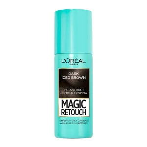 LOreal Magic Retouch Hair Colour & Root Cover Up Spray Iced Brown 6 75Ml LOreal Magic Retouch Hair Colour & Root Cover Up Spray Iced Brown 6 75Ml