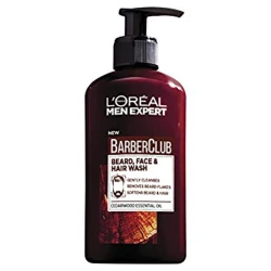 LOreal Paris Barber Club Beard Face & Hair Wash 200ml