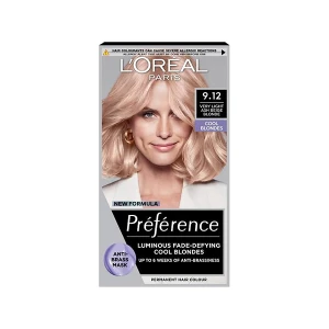LOreal Preference Cool Blondes 9.12 Very Light Ash Beige Blonde