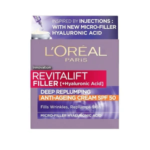 LOreal Revitalift Filler Renew Anti-Ageing Day Cream Spf50 50ml LOreal Revitalift Filler Renew Anti-Ageing Day Cream Spf50 50ml
