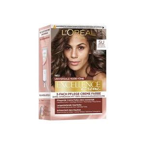 LOreal Excellence Creme Permanent Hair Colour Light Brown 5u