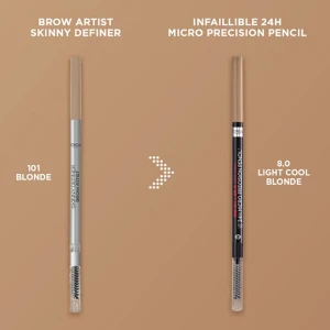 LOreal Infallible Brows 24h Filling Triangular Pencil Light Cool Blonde 8.0 LOreal Infallible Brows 24h Filling Triangular Pencil Light Cool Blonde 8.0