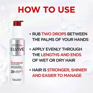 LOreal Elvive Bond Repair Leave In Serum 150ml LOreal Elvive Bond Repair Leave In Serum 150ml