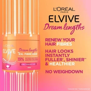 LOreal Elvive Dream Lengths Xxl Fibre Mask 400ml LOreal Elvive Dream Lengths Xxl Fibre Mask 400ml