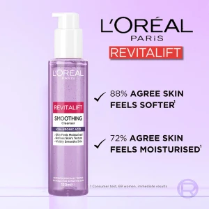 LOreal Revitalift smoothing cleanser hyaluronic acid 150ml LOreal Revitalift smoothing cleanser hyaluronic acid 150ml