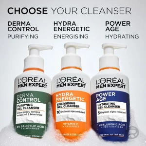 LOreal Men Expert Power Age Pump Cleanser 260ml LOreal Men Expert Power Age Pump Cleanser 260ml