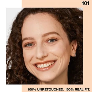 Maybelline Fit Me Matte & Poreless True Ivory 101 Maybelline Fit Me Matte & Poreless True Ivory 101