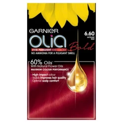 Garnier Olia Permanent Hair Colour 6.60 Intense Red 3 Garnier Olia Permanent Hair Colour 6.60 Intense Red 3