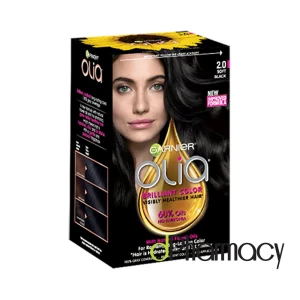 Garnier Olia Permanent Hair Colour Soft Black Garnier Olia Permanent Hair Colour Soft Black