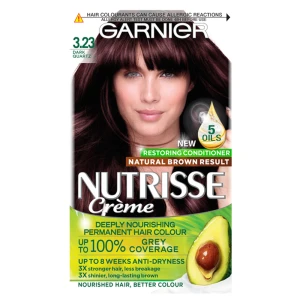 Garnier Nutrisse Permanent Hair Colour 3.23 Dark Quartz Brown