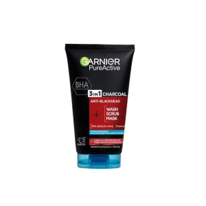 Garnier Pure Active Intensive Charcoal 3in1 Wash Scrub & Mask