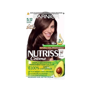 Garnier Nutrisse Cr&egrave;me Permenant Hair Colour 5.12 Glacial Brown