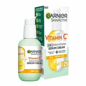 Garnier Skinactive Vitamin C S 2in1 Brightening Serum Cream 50ml Garnier Skinactive Vitamin C S 2in1 Brightening Serum Cream 50ml
