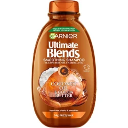 Garnier Ultimate Blends Smoothing Shampoo Coconut Oil & Cocoa Butter 400ml Garnier Ultimate Blends Smoothing Shampoo Coconut Oil & Cocoa Butter 400ml