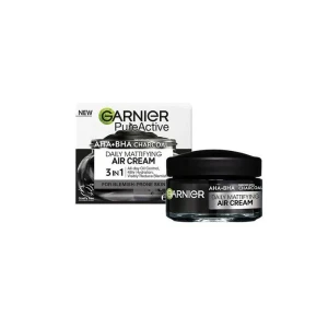Garnier Pure Active AHA+BHA Charcoal Daily Mattifying Air Cream 50ml